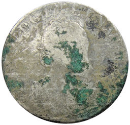 1 экю 1726 -1741 годы Франция (Людовик XV)
