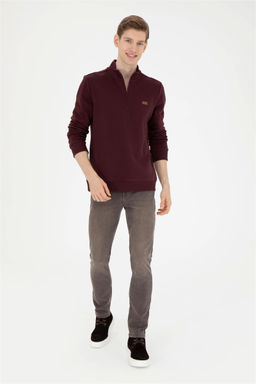 Мужские коричневые джинсовые брюки