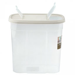 Bergen Банка для сыпучих продуктов пластмассовая 4л, 24,5х10,5х26см, пепельный жемчуг (Россия) - Домашняя мода фото 2