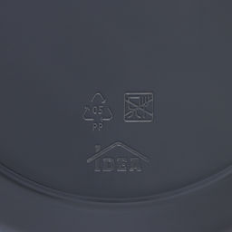 Кашпо для цветов на ножках «Флориан», 5.5 л (4.2 л), d=25 см, h=18.5 см, со вставкой, цвет графитовый