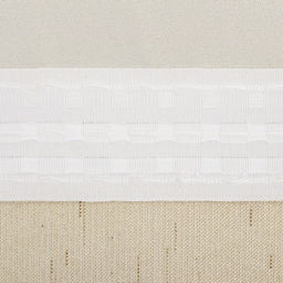 Штора портьерная «Этель. Классика», светло-бежевая, на шторной ленте, 270×300 см