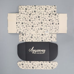 Коробка подарочная складная, упаковка, Лучшему во всём , 27?21?9 см