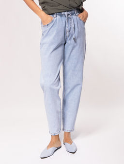 VILATTE / Джинсы джоггеры из облегченного денима