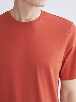 Bisiklet Yaka Penye Erkek Ti??rt