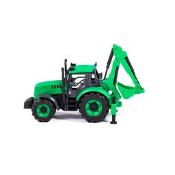 Экскаватор Прогресс инерционный (зелёный) (в коробке) - Полесье фото 3