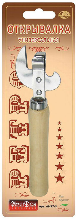 Открывалка для консервов Ретро AN57-4 /МультиДом/  фото 3