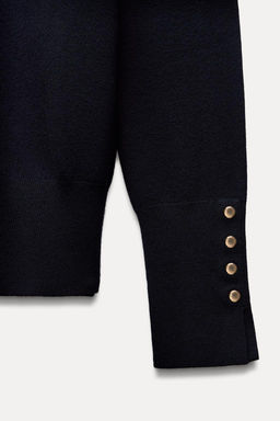 BASIC PLAIN KNIT SWEATER - Zara фото 7