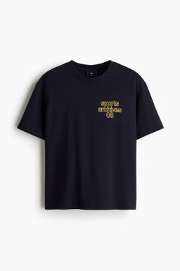 Camiseta con estampado Loose Fit - H&m фото 7