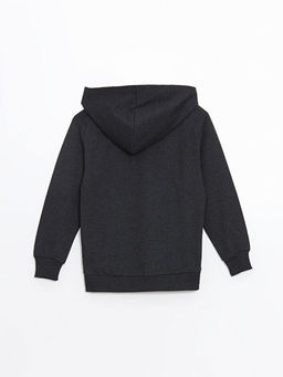 Kap??onlu Erkek ?ocuk Fermuarl? Sweatshirt - Waikiki фото 3
