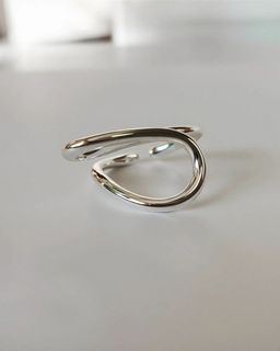 Кольцо с белым серебрением - Vel vett фото 4