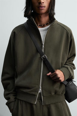 WASHED RELAXED FIT SWEATSHIRT - Zara фото 5