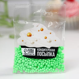 Посыпка неоновая мягкая: зеленая, Пасха, 25 г - KONFINETTA фото 3
