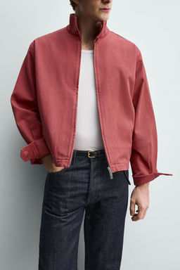 CAZADORA REGULAR FIT ALGOD?N LAVADO / 140 - Zara фото 6