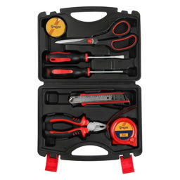 Набор инструментов в кейсе ТУНДРА 23 ФЕВРАЛЯ, в подарочной упаковке, 7 предметов