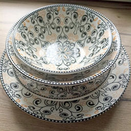 Стамбул, Салатник керамика, круглый, 15 см,Y6-6017 (422277) - Daniks фото 2