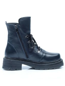 04-926-LACI DARK BLUE Ботинки зимние женские (натуральная кожа, натуральный мех) - Фабричный китай фото 11