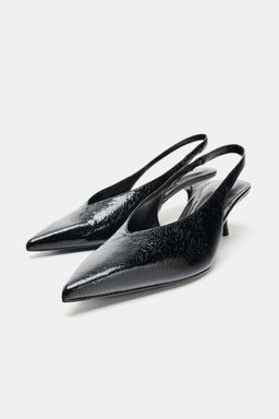 SLINGBACK HIGH-HEEL SHOES - Zara фото 24