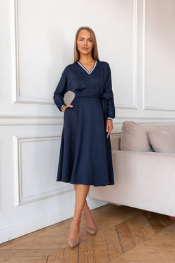 Платье Open Style 5595 синий