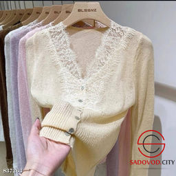 Кофта женская с гипюром - Bruno фото 4