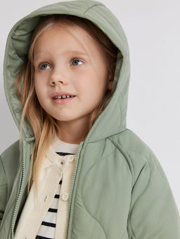 ACOOLA / Куртка детская для девочек Macchiato хаки  фото 2