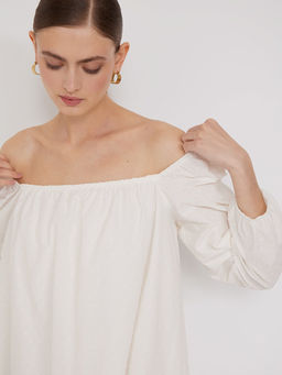 Платье с объемными рукавами PL1253/decada