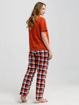 100% хлопок Пижама женская Ежик - Оптима фото 4