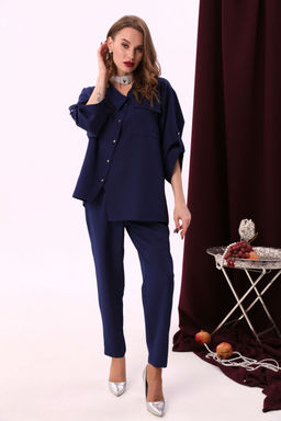 Брюки NIKVA н903-1 сапфир  фото 3