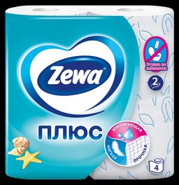 ЗЕВА т/бумага 2-сл. (4рул.) Океаническая свежесть