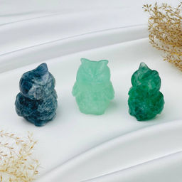 Фигурка "Сова" из Флюорита