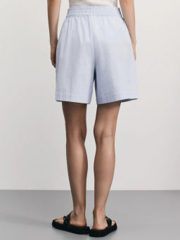 Шорты из фактурного хлопка / Zarina  фото 5