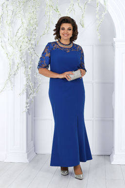 Платье Ninele 7431-Р темно-синий - Mira fashion фото 567