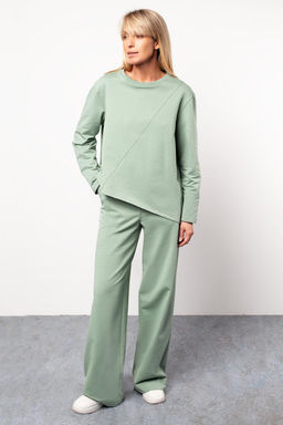 VILATTE / Джемпер из премиального футера двухнитки фото 6