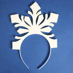 Ободок новогодний карнавальный Снежинка - Страна карнавалия фото 2