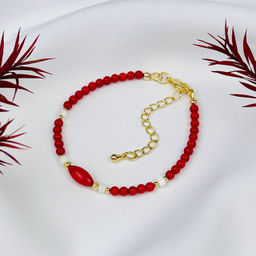 Браслет из Коралла и Перламутра 18 см +