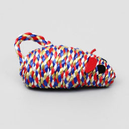 Мышь-погремушка радужная, 7 см, микс цветов - Пижон фото 3