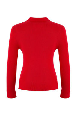 Wardrobe Essentials K?rm?z? Premium Iplik Polo Yaka Triko H?rka | TWOAW26HI00225