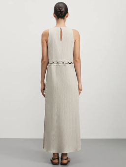 Платье из вискозы с декоративными пуговицами / Zarina  фото 3