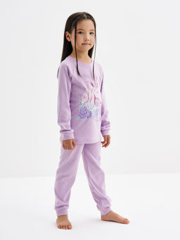 Сиреневая пижама для девочки с единорогом - Kogankids фото 8
