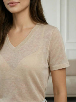 Футболка паутинка полупрозрачная - Binita фото 4