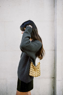 KNIT V-NECK JUMPER - Zara фото 19