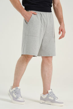 Шорты трикотажные Серый