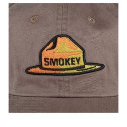 Бейсболка AMERICAN NEEDLE арт. 20001A-SBEAR Smokey Bear Washed Slouch (коричневый)  фото 2