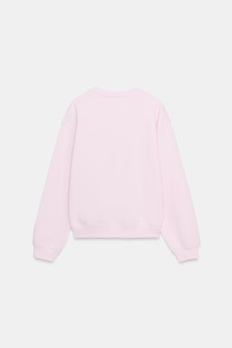 CONTRAST FLOWER SWEATSHIRT - Zara фото 2