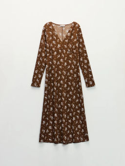 Платье миди с цветочным принтом / Zarina фото 7