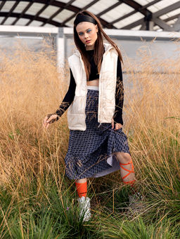 ЖИЛЕТ 9м7424 кешью - Nikastyle фото 4