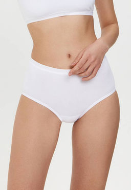 CONTE Трусики бикини высокой посадки BASIC COLLECTION LB 2016 (в коробке) white