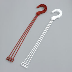 Цена за 9 шт. Подвес для кашпо большой, МИКС