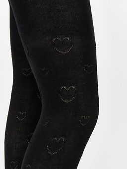 Desenli K?z ?ocuk K?lotlu ?orap 2li