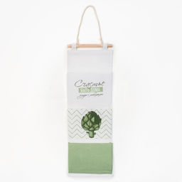 Кармашек текстильный Счастье есть 3 отделения, 20х56 см - Этель фото 2