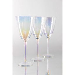 Набор бокалов для вина Magistro «Жемчуг» 400 мл, 6 шт., стекло, перламутровый